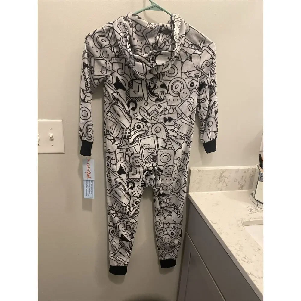 Girls Cat And Jack XS (4/5) Lot Of 2 Items Sleepwear NWT